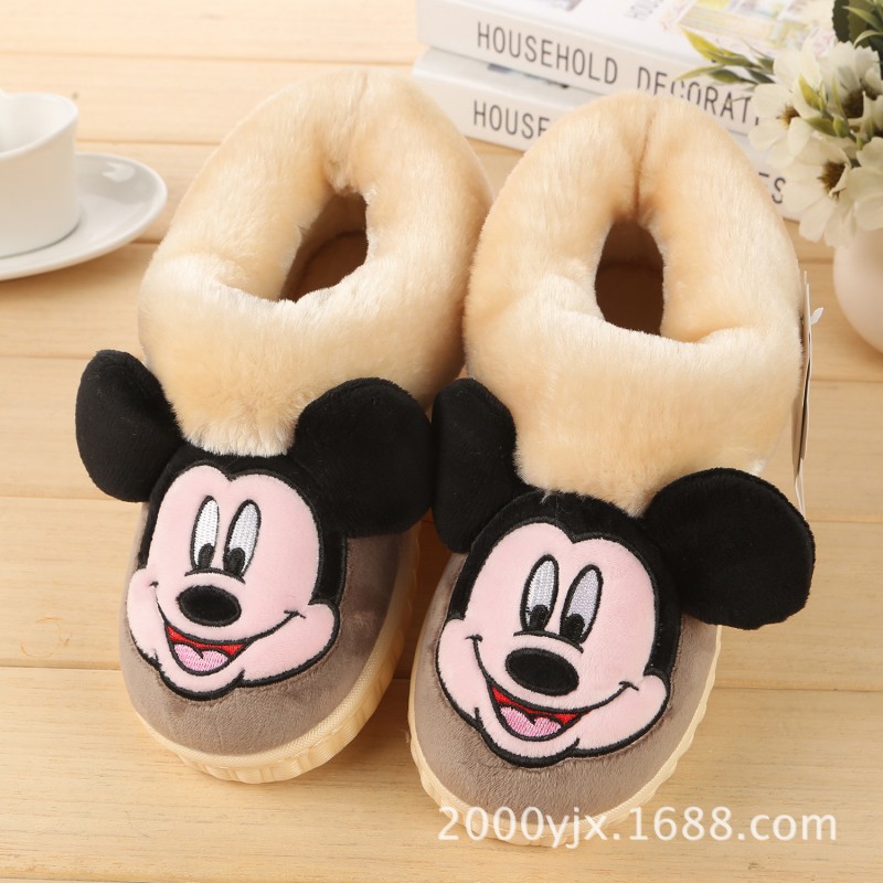 新款Disney迪士尼正品冬季兒童男童棉鞋傢居寶寶防滑保暖鞋16331工廠,批發,進口,代購