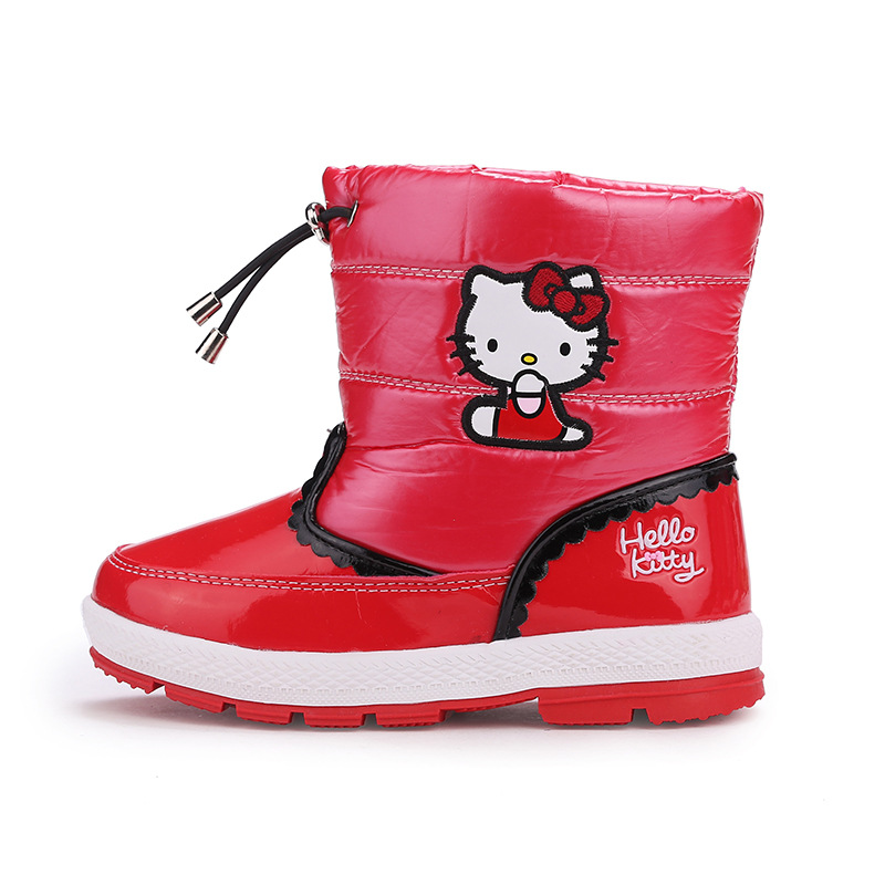 HelloKitty2015新款女童中筒保暖靴時尚百搭學生靴保暖靴I31547工廠,批發,進口,代購