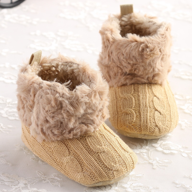 2016冬季新款外貿保暖中筒女寶寶靴子全棉女寶寶嬰兒鞋學步棉靴子工廠,批發,進口,代購