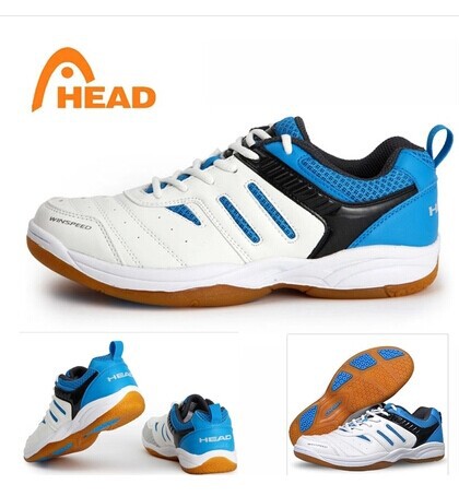 正品海德HEAD藍白專業羽毛球鞋耐磨透氣防滑工廠,批發,進口,代購