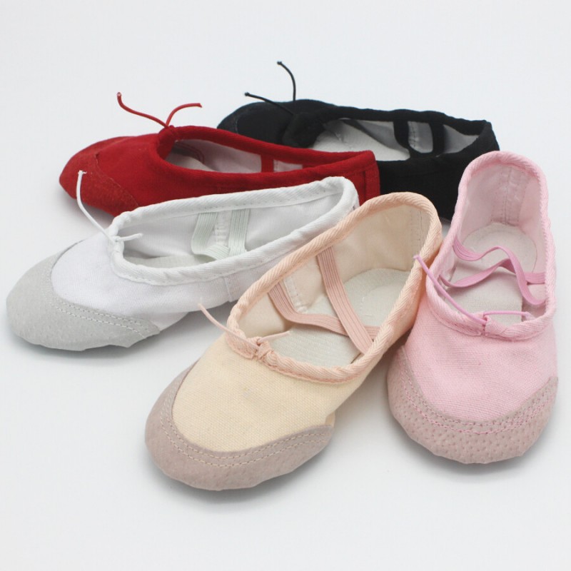 皮頭兩底幼兒芭蕾舞鞋 兒童成人軟底舞蹈練功鞋 五色可選批發・進口・工廠・代買・代購