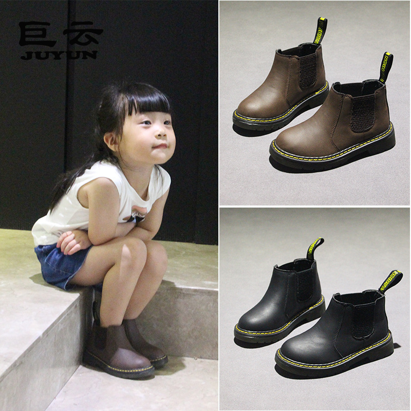 新品童鞋韓版男童馬丁靴女童短靴2016秋季寶寶靴子兒童鞋一件代發工廠,批發,進口,代購