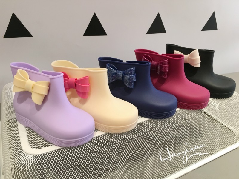 2016梅麗莎外貿新款兒童蝴蝶結雨鞋小七同款果凍香香鞋正品媲美工廠,批發,進口,代購