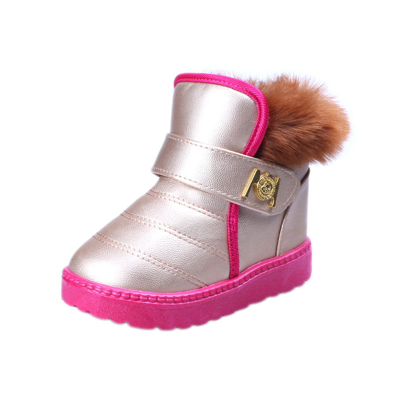 2016冬季新款童鞋品牌兒童棉鞋 保暖時尚雪靴廠傢直銷批發批發・進口・工廠・代買・代購
