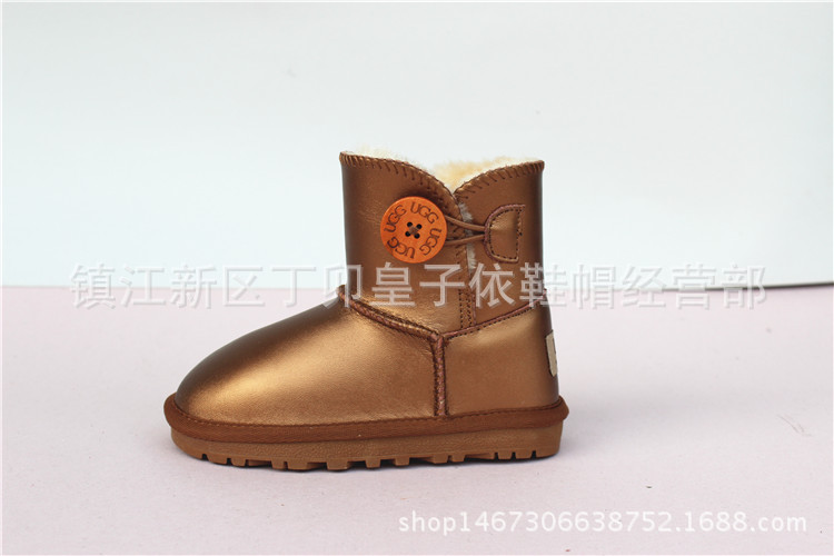 批發供應兒童雪靴短筒紐扣3352防水防滑男女寶寶韓版一件代發批發・進口・工廠・代買・代購