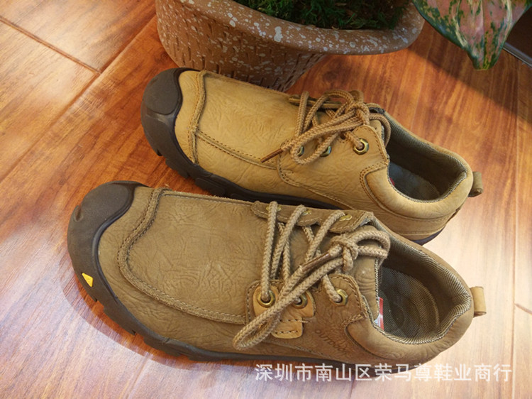 廠傢直供 秋冬 牛皮男士 戶外登山鞋 徒步鞋 透氣耐磨 訂單定製工廠,批發,進口,代購