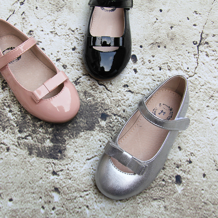 LGXH 甜美蝴蝶結款三色公主皮鞋單鞋 韓國童鞋 免代購工廠,批發,進口,代購