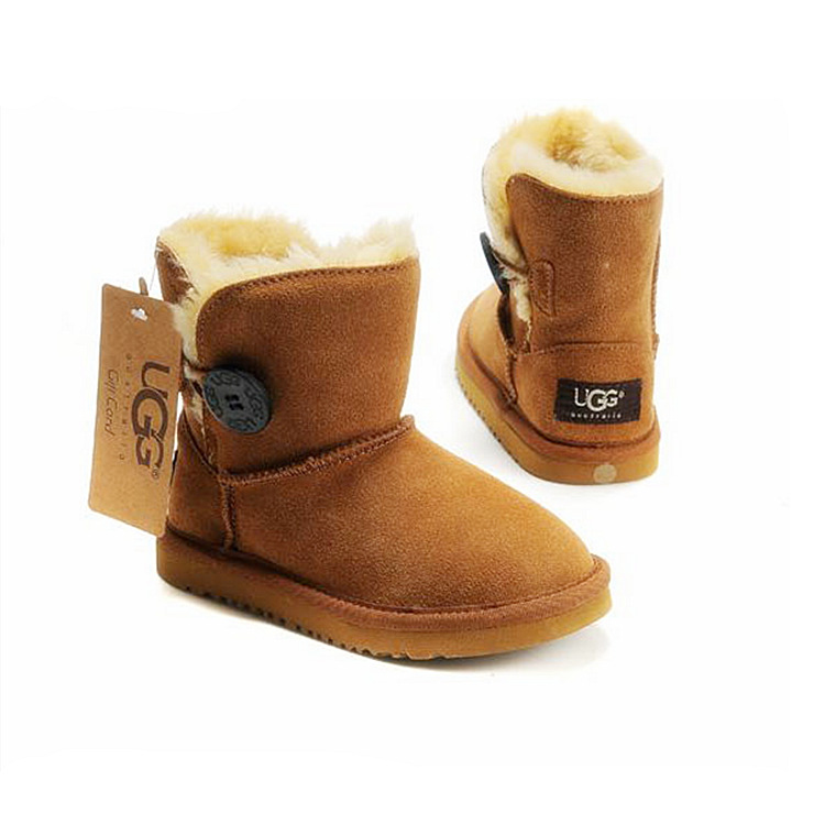 2016冬季新款外貿男女寶寶兒童保暖雪靴5803中筒皮毛一體牛筋底工廠,批發,進口,代購