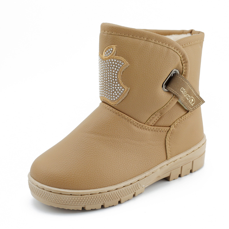 2015一件代發 兒童加絨加厚雪靴時尚暖冬品牌保暖童靴惠達1306批發・進口・工廠・代買・代購