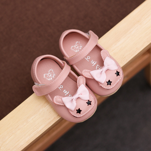 2016秋季新款韓版0-3歲兔子女寶寶公主單皮鞋嬰兒牛筋軟底學步鞋批發・進口・工廠・代買・代購