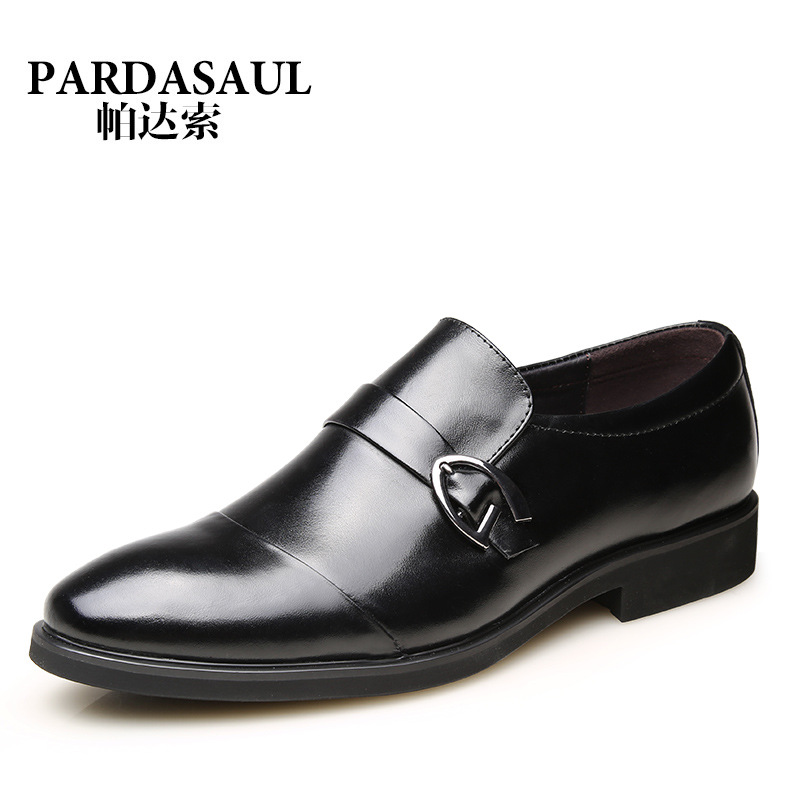 Pardasaul/帕達索男鞋男士商務正裝皮鞋真皮尖頭套腳單鞋英倫紳士批發・進口・工廠・代買・代購