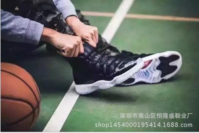 爆款籃球鞋11代超高品質莆田運動鞋子男鞋全黑大魔王高幫鞋休閒鞋批發・進口・工廠・代買・代購