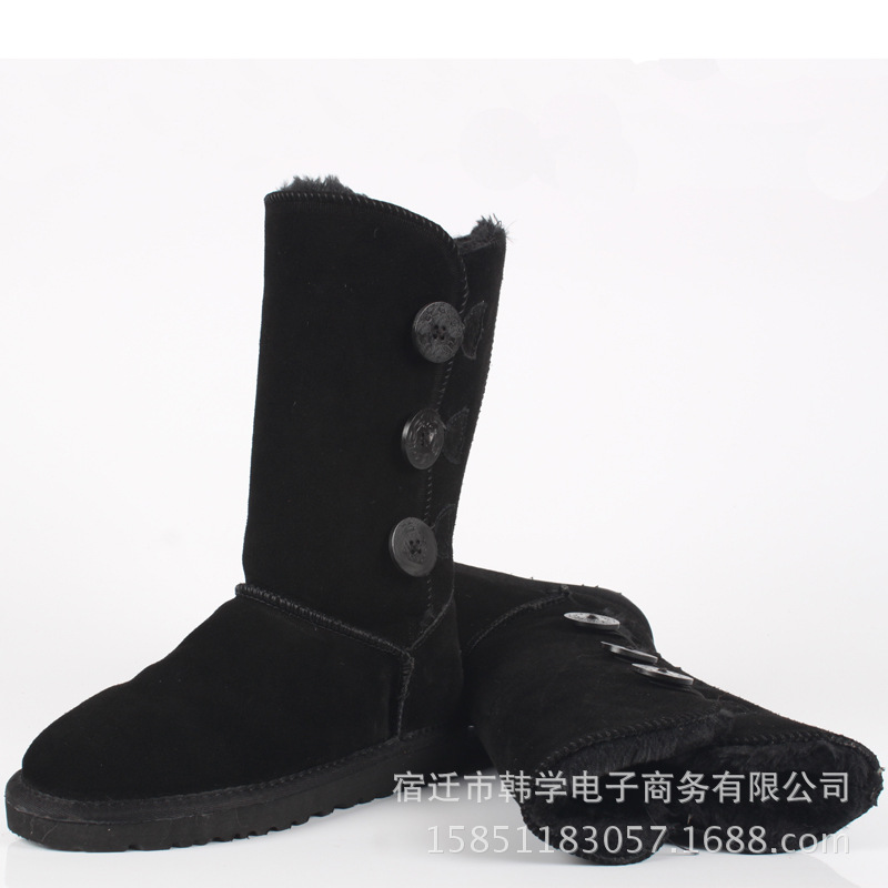 廠傢批發 雪靴 1873高筒 真皮人造毛 淘寶 微信代發工廠,批發,進口,代購