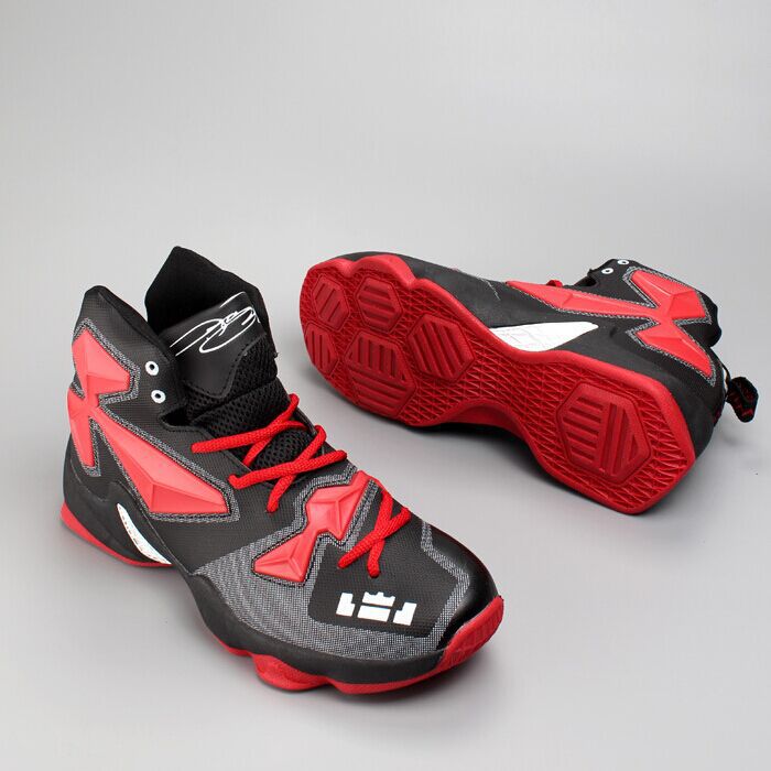 籃球鞋NBA室內室外專用球鞋2080黑紅詹姆斯籃球鞋第十三代戰靴子工廠,批發,進口,代購