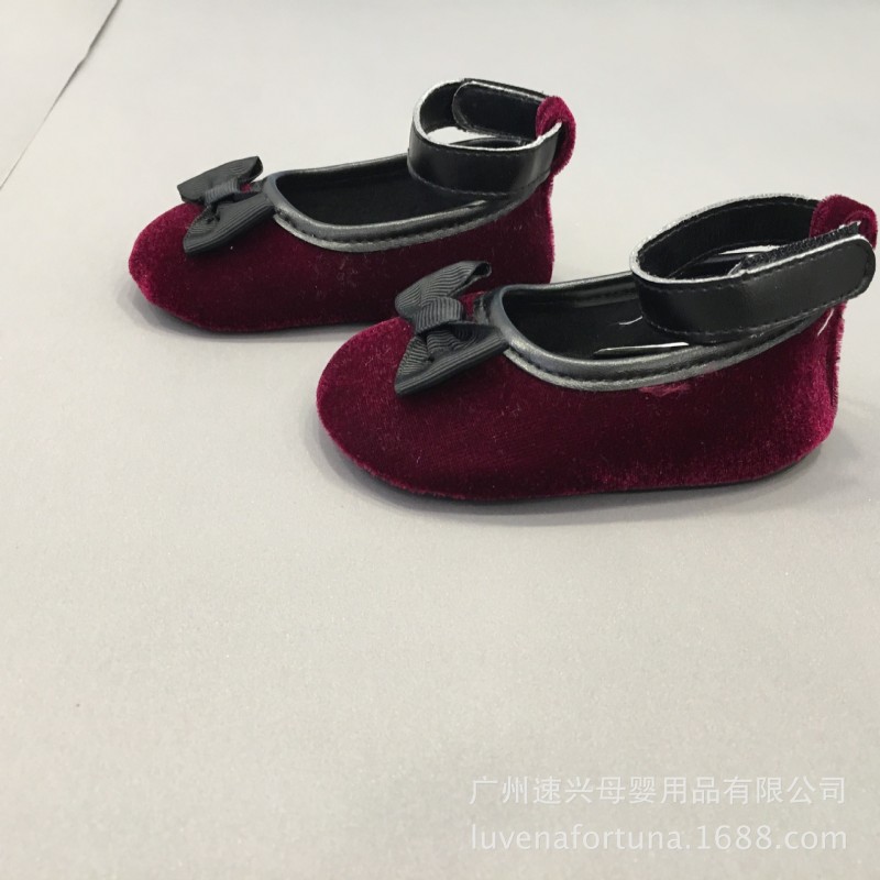 美國熊寶寶Luvable Friends外貿正品女寶寶軟底防滑學步鞋公主鞋工廠,批發,進口,代購