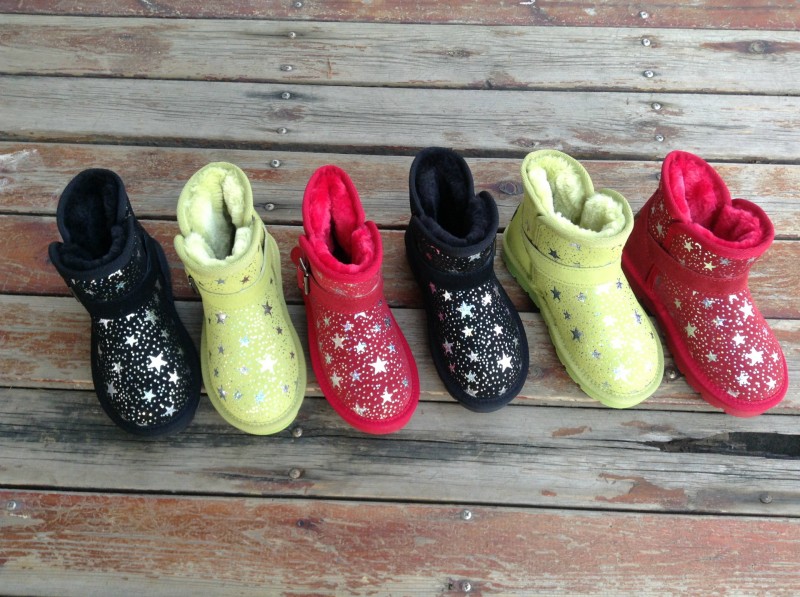 冬季新款雪靴中幫邊扣多色可選星星款棉靴溫州廠傢直批工廠,批發,進口,代購