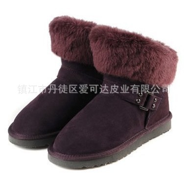 批發供應雪靴 皮毛一體 牛反絨  羊毛 超柔 長毛絨 工廠批發・進口・工廠・代買・代購