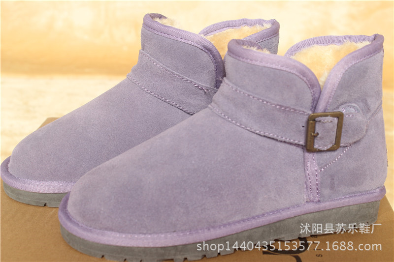 批發 女雪靴 5855款雪靴 磨砂皮短靴保暖雪靴 棉靴一件代發工廠,批發,進口,代購