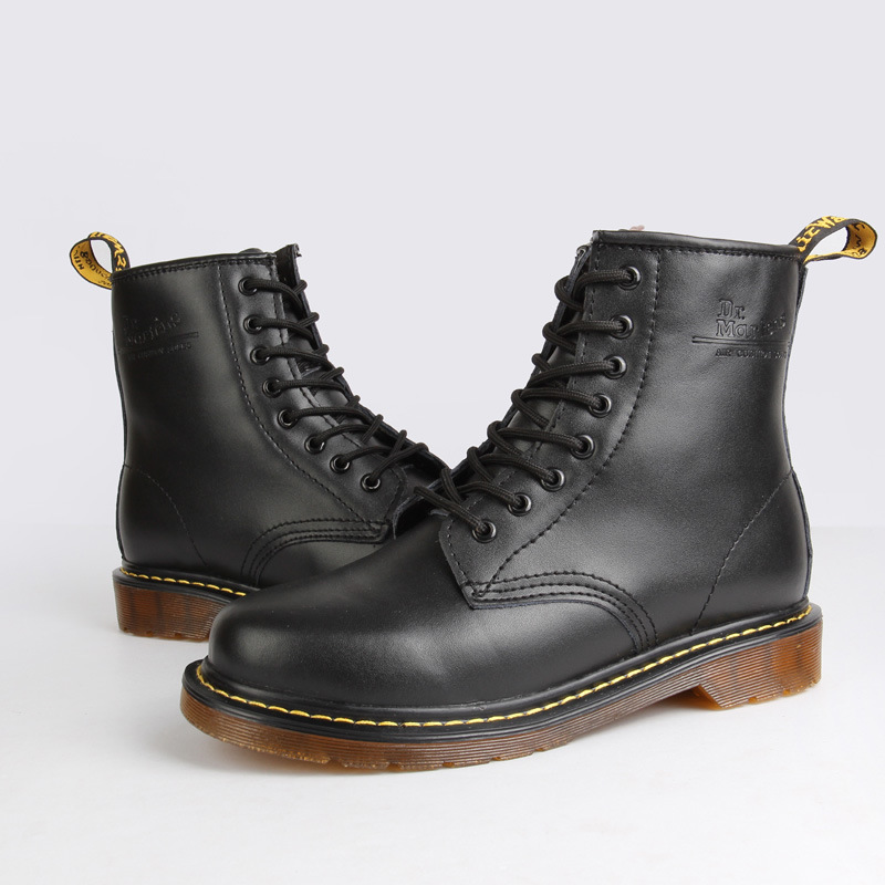 廠傢直銷代購dr.martens1460馬丁靴8孔黑色馬丁真皮高幫靴批發・進口・工廠・代買・代購