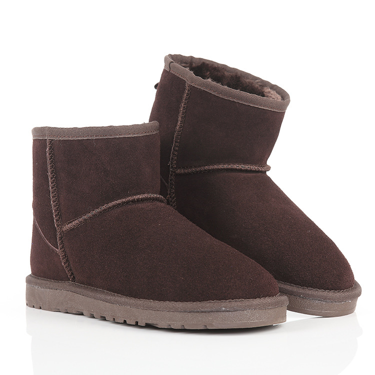 2015冬季新款加絨低筒雪靴 男女棉靴保暖鞋廠傢直銷 一件代發批發・進口・工廠・代買・代購