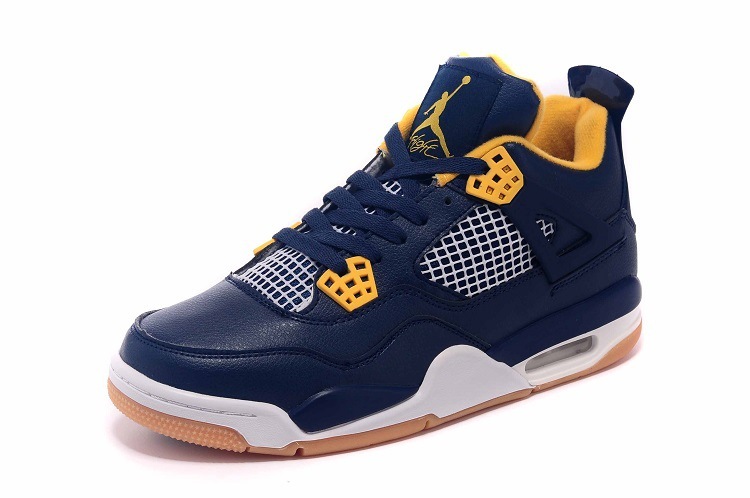 喬4代海軍藍 籃球鞋 AJ4 藍黃 情侶鞋 308497-425批發・進口・工廠・代買・代購
