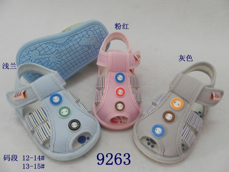 2016新款涼鞋衫扣休閒男女寶寶鞋牛筋底品牌童鞋學步鞋批發・進口・工廠・代買・代購
