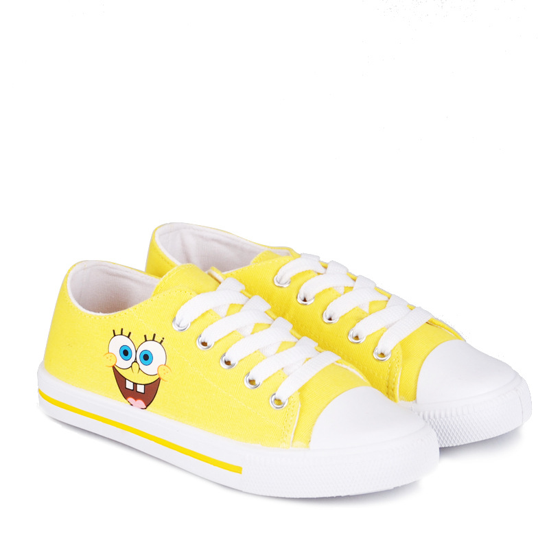SPONGEBOB SQUAREPANTS兒童低幫帆佈鞋四季款男童女童一件代發批發・進口・工廠・代買・代購