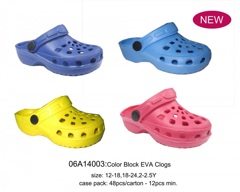 美國Luvena Fortuna正品寶寶兒童素色EVA材質洞洞鞋批發・進口・工廠・代買・代購