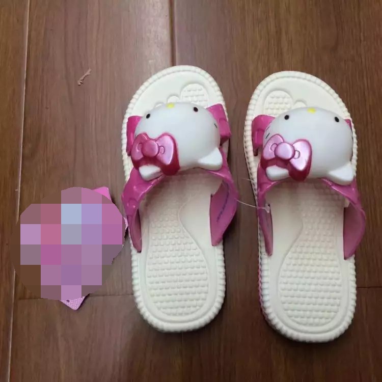 16夏季新款 中小女童 可愛卡通 橡膠防滑拖鞋工廠,批發,進口,代購