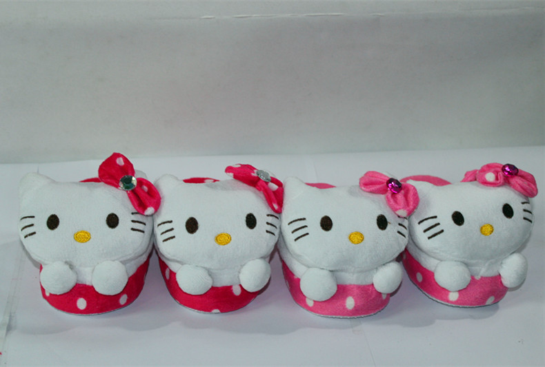 正品迪士尼男女兒童鞋寶寶居傢拖鞋hello kitty 拖鞋可愛毛絨拖鞋批發・進口・工廠・代買・代購