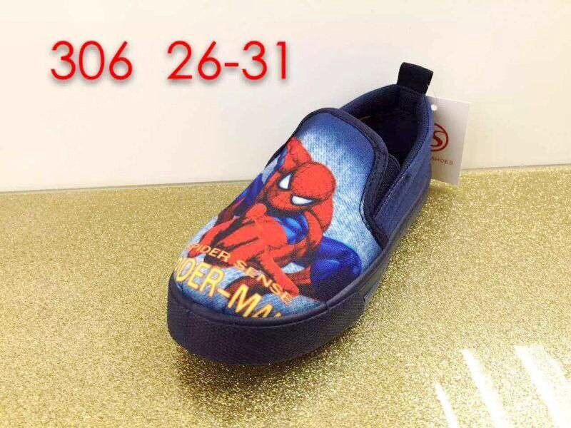 蜘蛛俠spiderman英雄卡通時尚百搭低幫圓頭佈鞋休閒防滑橡膠童鞋工廠,批發,進口,代購