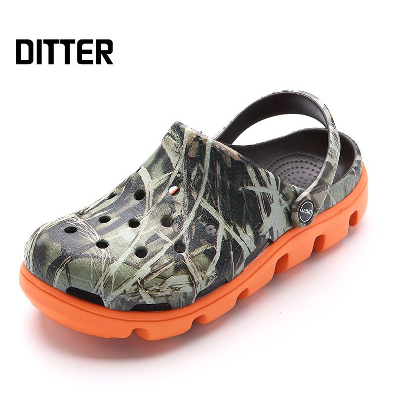 DITTER2016男士涼鞋夏季運動情侶洞洞塑料沙灘鞋男涼鞋包頭洞洞鞋批發・進口・工廠・代買・代購