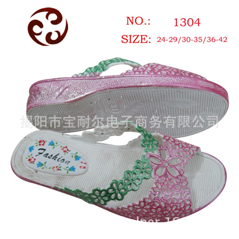 揭陽外貿新款童鞋PVC吹氣沙灘童拖鞋工廠,批發,進口,代購