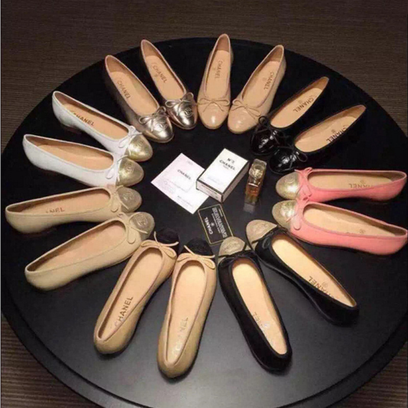 歐美大牌女鞋一件代發 羊皮平底淺口單鞋真皮大底糖果色芭蕾舞鞋批發・進口・工廠・代買・代購