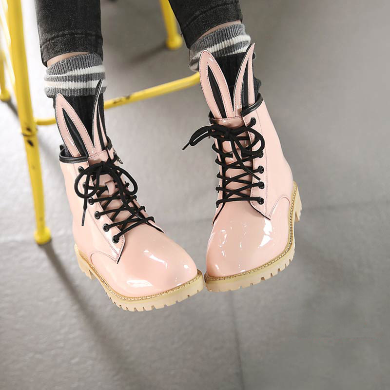 女童鞋2015秋冬新款溫州品牌獨版及踝靴童靴批發萌兔靴子一件代發工廠,批發,進口,代購