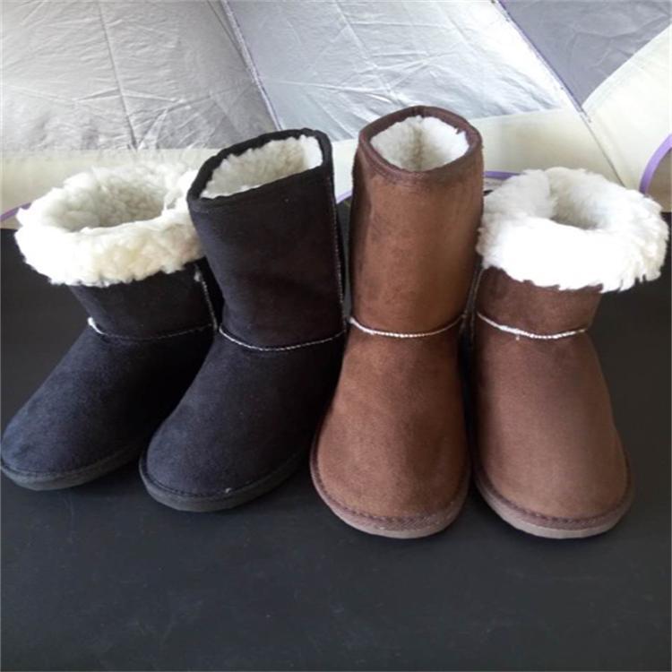2016新款雪靴男女中筒靴平底 冬季潮靴韓版加厚雪靴女靴子工廠,批發,進口,代購