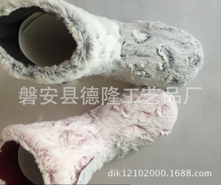廠傢供應PV絨刷花靴 TPR底耐磨 時尚蝴蝶結批發・進口・工廠・代買・代購