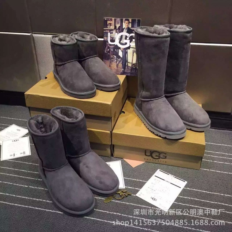 鞋廠澳大利亞雪靴5825皮毛一體中筒雪靴新款雪靴一件代發工廠,批發,進口,代購