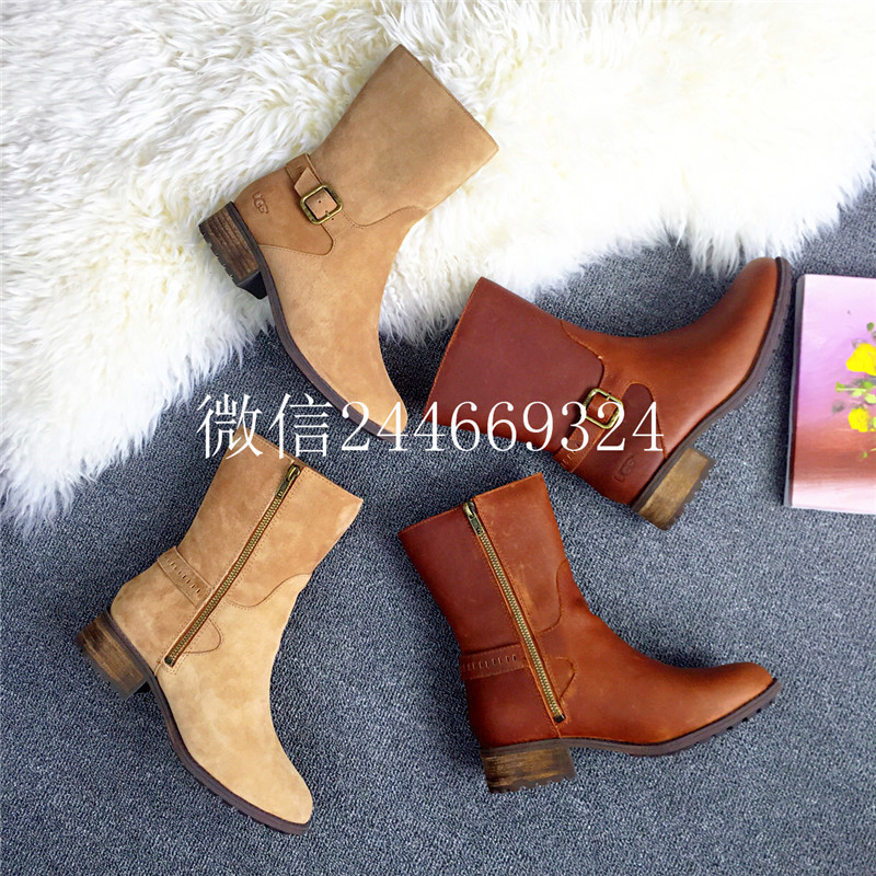1013195原單1012552防水女士馬丁靴冬季皮毛一體中筒雪靴皮帶扣批發・進口・工廠・代買・代購