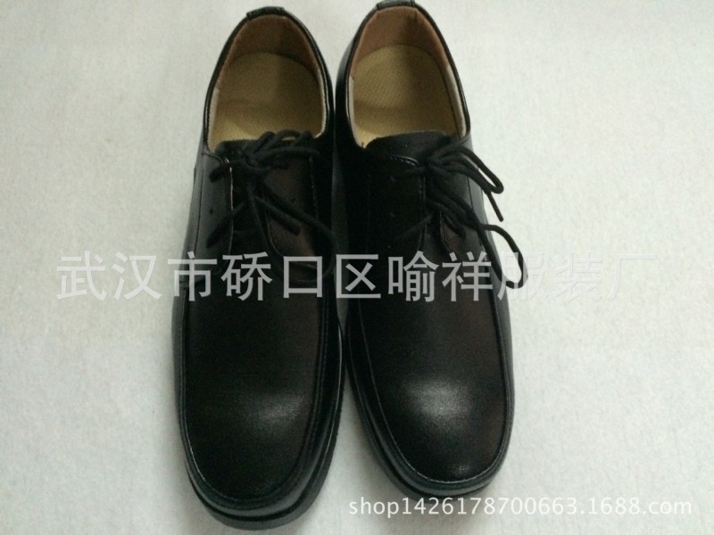 3515強人男士單黑色皮鞋 商務休閒皮鞋GA製式皮鞋 正裝系帶黑皮鞋批發・進口・工廠・代買・代購