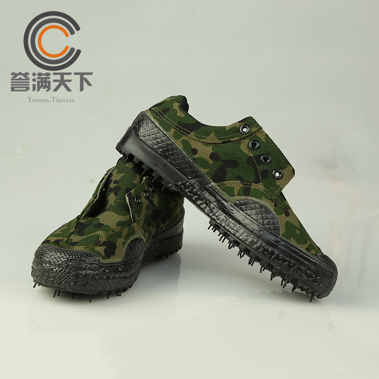 批發解放作訓鞋 軍訓鞋 99作訓鞋 林地迷彩低腰迷彩鞋低幫工廠,批發,進口,代購