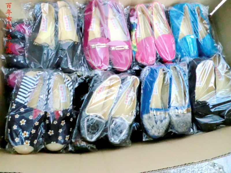 老北京佈鞋混裝雜款女休閒深口平底佈鞋庫存尾貨低價處理清倉批發批發・進口・工廠・代買・代購
