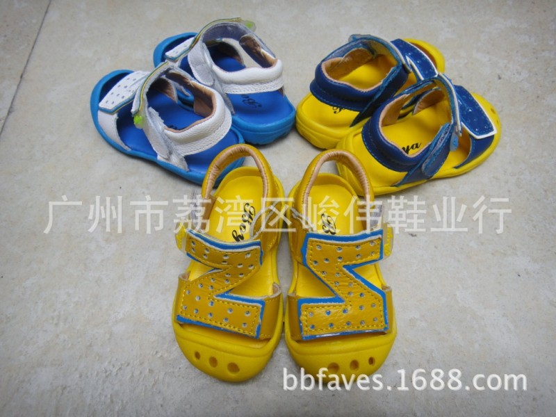 夏季洞洞透氣軟底男小童涼鞋 伯牙品牌童鞋批發  BY16009 14-18碼批發・進口・工廠・代買・代購