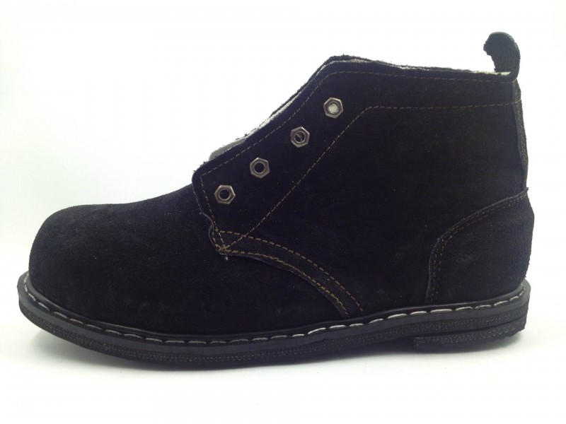 高幫黑色勞保鞋工作鞋鋼頭鞋輪胎底工廠,批發,進口,代購