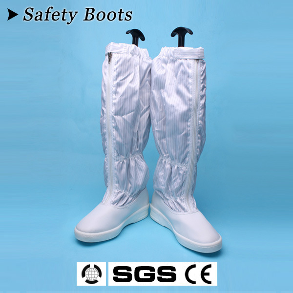工廠低價 無塵室高筒靴 白色PVC 防靜電長筒無塵靴高幫潔凈工作鞋工廠,批發,進口,代購