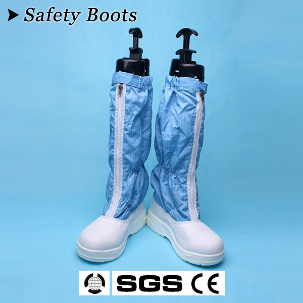 藍色ESD防靜電長筒安全鞋 高筒無塵室Anti-static shoes 工作鞋工廠,批發,進口,代購