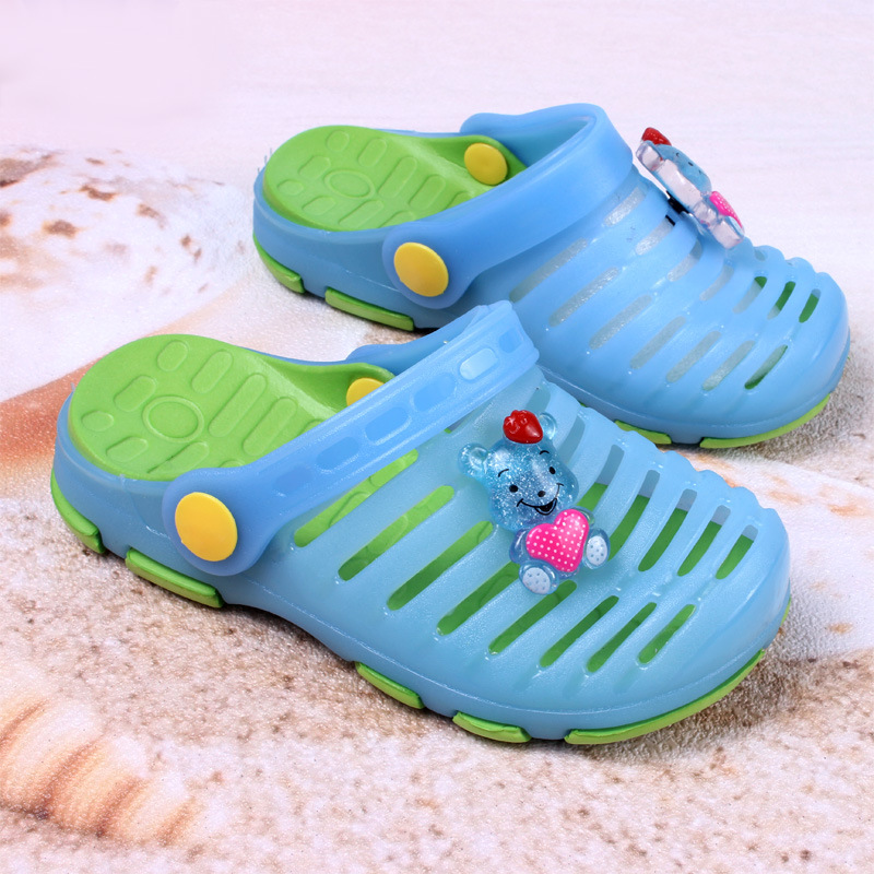 夏季兒童涼拖鞋 兒童果凍沙灘鞋 可愛卡通洞洞鞋批發批發・進口・工廠・代買・代購