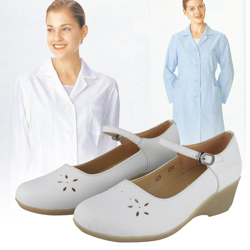 3515強人 批發護士鞋 工裝鞋 新款女單 舒適坡跟牛筋底 HS629工廠,批發,進口,代購