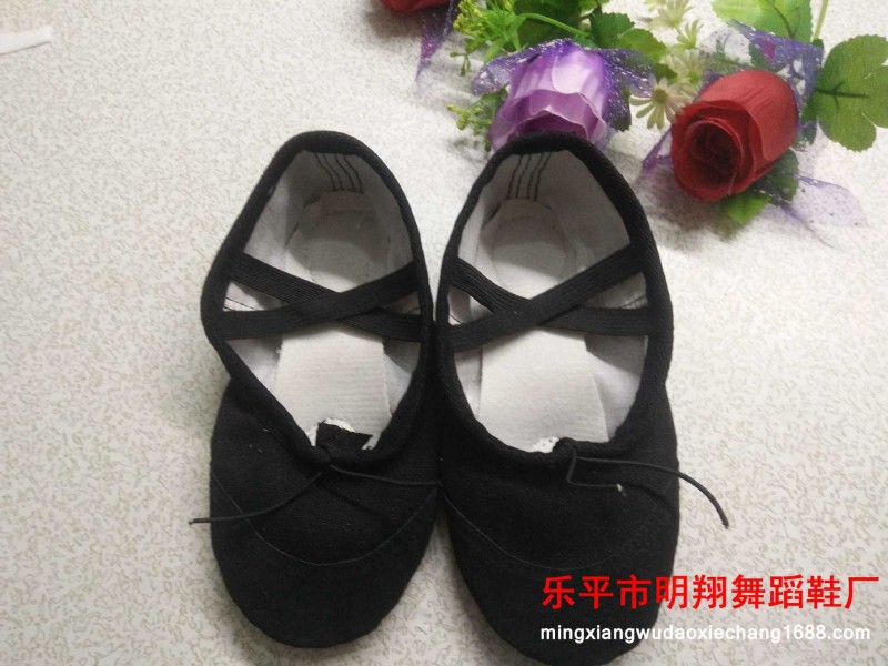 軟底芭蕾舞鞋 帆佈時尚舞蹈鞋鞋 成人兒童練功鞋 廠傢直銷黑色工廠,批發,進口,代購