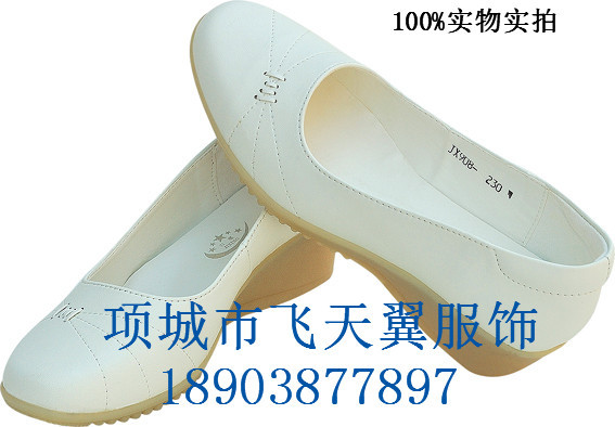 新款 夏季護士鞋 白色坡跟 真皮牛筋底 孕婦鞋學生女鞋單鞋工廠,批發,進口,代購